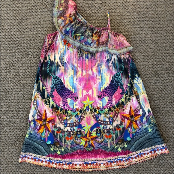 Milla by Camilla designer girls dress size 14. Wore once; like new. Colorful fun - Picture 1 of 9